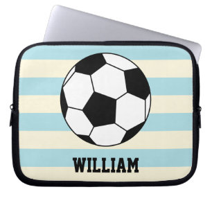 Funda Para Portátil Nombre personalizado del jugador deportivo de fútb