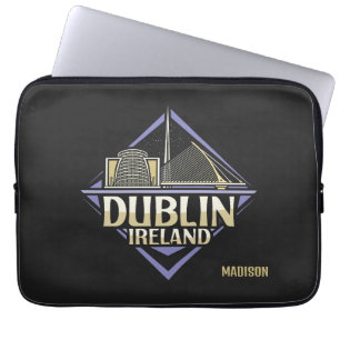 Funda Para Portátil Nombre personalizado Dublín Irlanda