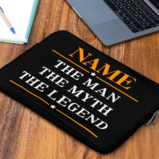 Funda Para Portátil Nombre Personalizado El Hombre El Mito La Leyenda (Subido por el creador)