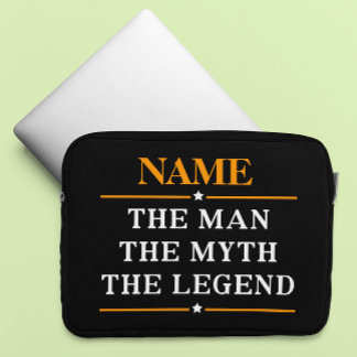 Funda Para Portátil Nombre Personalizado El Hombre El Mito La Leyenda