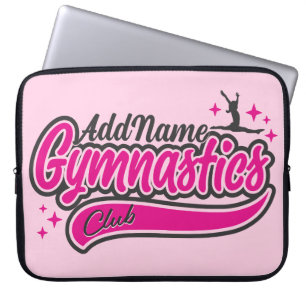 Funda Para Portátil NOMBRE personalizado Gimnasia de salto dividido de