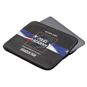 Funda Para Portátil Nombre personalizado, graduación de la Academia de