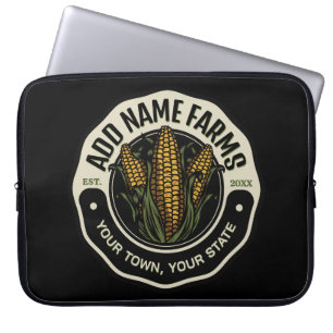 Funda Para Portátil NOMBRE personalizado Granjero de maíz dulce