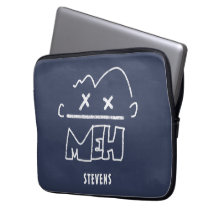 Nombre personalizado Meh Funny Face Emoji