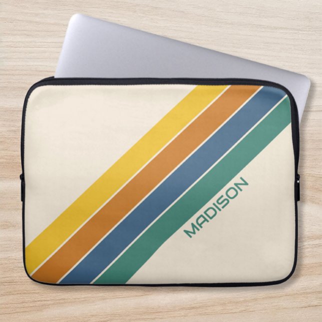 Funda Para Portátil Nombre personalizado retro (Subido por el creador)