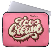 Nombre y color personalizados Mangas de la laptop 