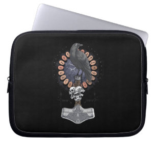 Funda Para Portátil Norse Viking Raven Hammer