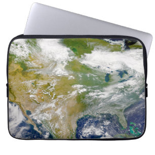 Funda Para Portátil Norteamérica Con Humo Visible En Lugares.