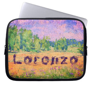 Funda Para Portátil Northern Meadow y tu nombre