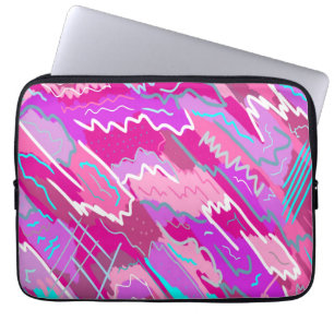 Funda Para Portátil Nostalgia de Nostalgia Pop Art en Magenta