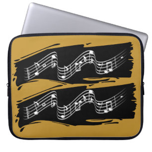 Funda Para Portátil Notas musicales