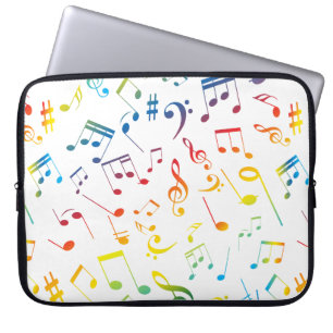 Funda Para Portátil Notas musicales 4