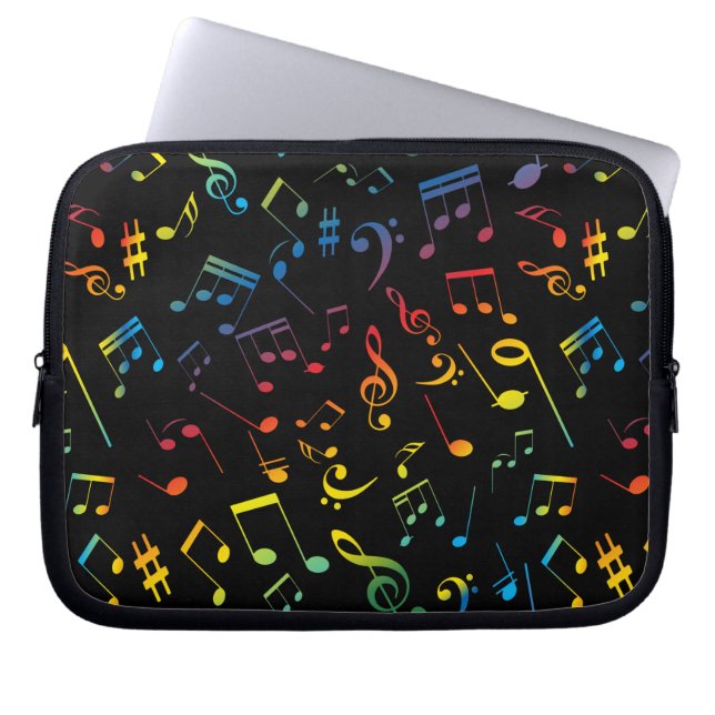 Funda Para Portátil Notas musicales 5 (Frente)