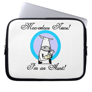 Funda Para Portátil Noticias Moo-velous Soy camisetas y regalos de tía