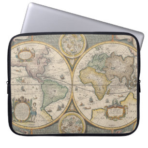 Funda Para Portátil Nova Tocio Terrarum Orbis Geographica