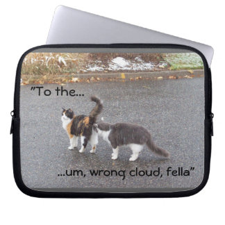 Funda Para Portátil ¡Nube incorrecta! Gatos divertidos