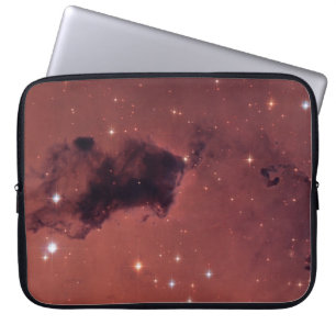Funda Para Portátil Nubes de polvo color de rosa oscuras de la sombra
