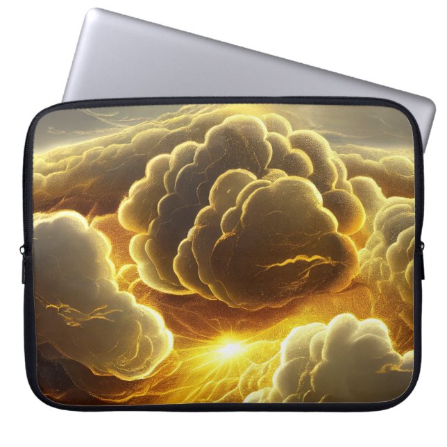 FUNDA PARA PORTÁTIL NUBES DE TORMENTA DE GOLDEN (Frente)