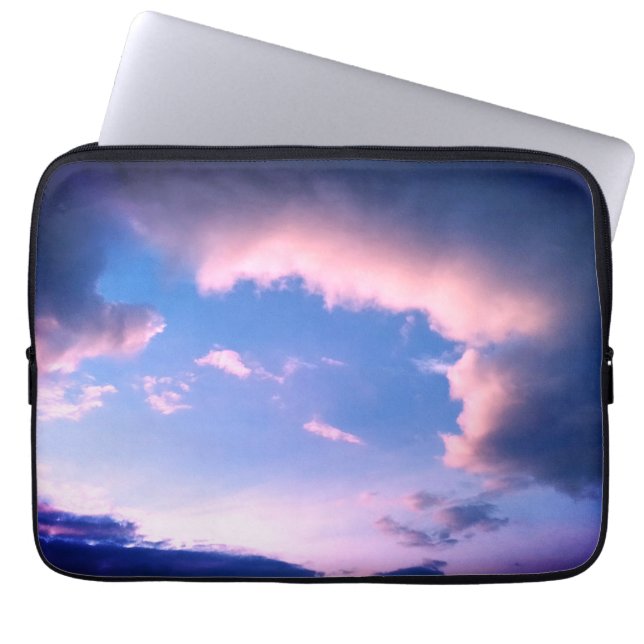 Funda Para Portátil Nubes rosas (Frente)
