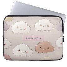 Nubes sonrientes personalizadas de Kawaii Pastel