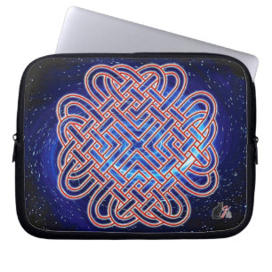 Funda Para Portátil Nudo de Amor Celta Galáctico