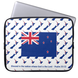 Funda Para Portátil NUEVA ZELANDA AOTEAROA Nación Bendita Sal 33 Portá