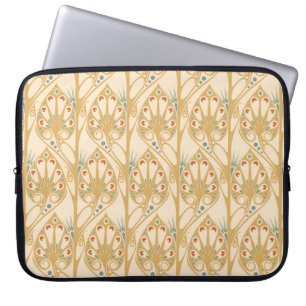 Funda Para Portátil Nuevo arte retro, líneas geométricas abstractas.