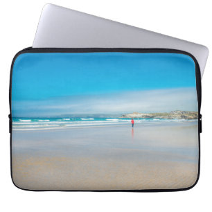 Funda Para Portátil Nuevo muelle en la costa norte de Cornualles. Ingl