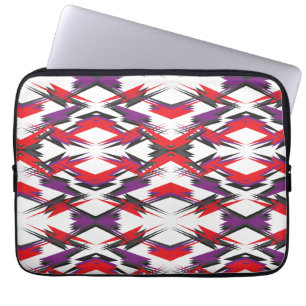 Funda Para Portátil nuevo romántico rojo textura simple trueno púrpura