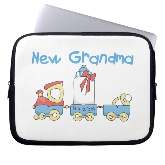 Funda Para Portátil Nuevos regalos de tren de las abuelas (Frente)