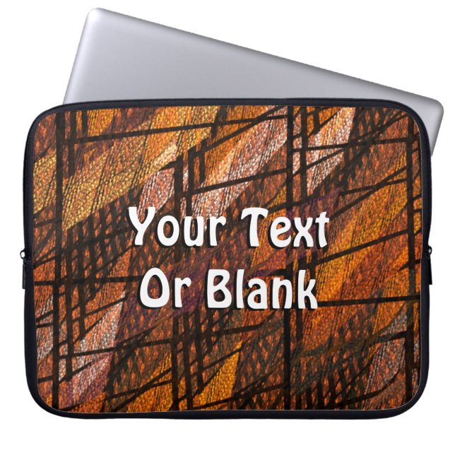 Funda Para Portátil Número 1 de tejido abstracto (Frente)