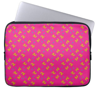 Funda Para Portátil Número dos rosa