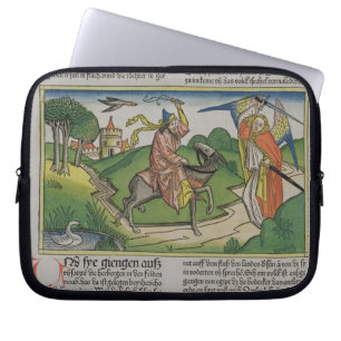 Funda Para Portátil Números 22 asno que habla de 20-35 Balaam, de la