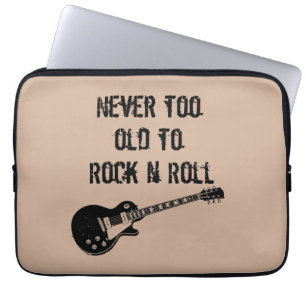 Funda Para Portátil Nunca demasiado viejo oscilar música del rollo de