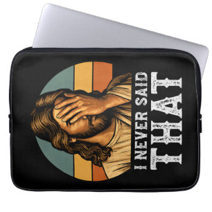 Funda Para Portátil Nunca Dije Que Jesús Meme Gracioso Cristiano