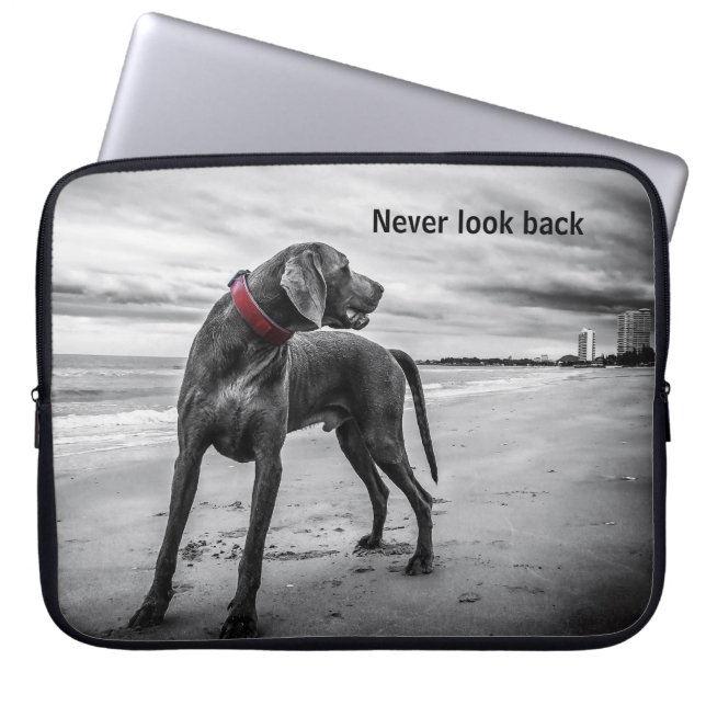 Funda Para Portátil Nunca mirar hacia atrás (Frente)