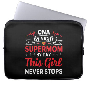 Funda Para Portátil Nurs Gift CNA De Noche Supermom