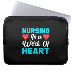 Funda Para Portátil Nurse Gift La Enfermería Es Un Trabajo De Corazó