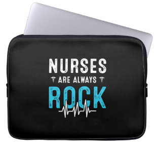 Funda Para Portátil Nurse Gift   Las enfermeras son siempre rock