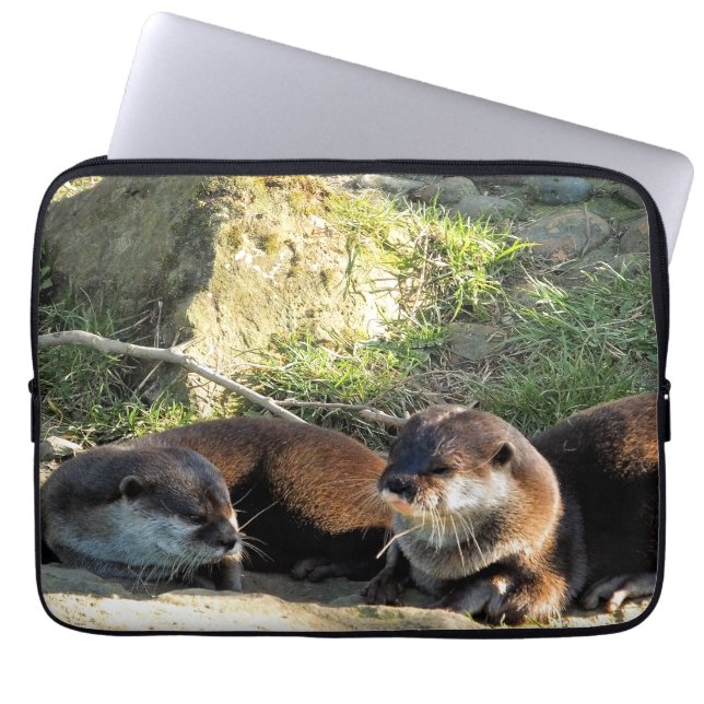 FUNDA PARA PORTÁTIL NUTRIAS (Frente)