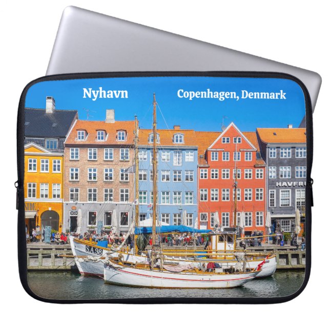 Funda Para Portátil Nyhavn Copenhagen Dinamarca (Frente)