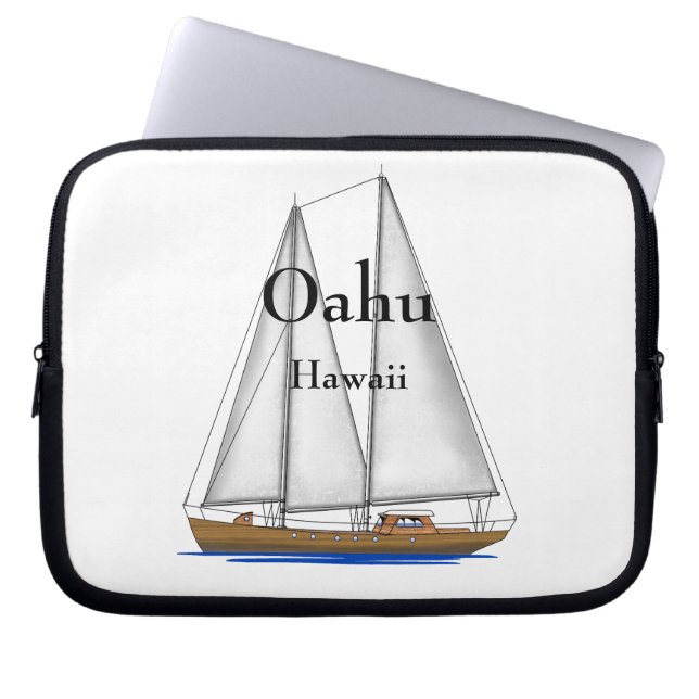 Funda Para Portátil Oahu Hawaii (Frente)
