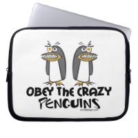 ¡Obedezca los pingüinos locos!
