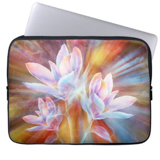 Funda Para Portátil obra de arte de flores modernas abstractas