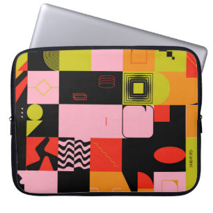 Funda Para Portátil Obra de arte de inspiración posmoderna y deformada