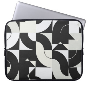 Funda Para Portátil Obra de composición en Bauhaus hecha con ele abstr