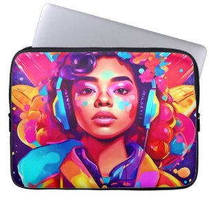 Funda Para Portátil Obra digital Funky Lady