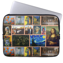 Funda Para Portátil Obras Maestras de Arte, Bronceado