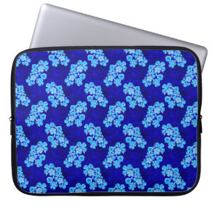 Funda Para Portátil Ocean Blue Honu Turtles Hibiscus Flowers