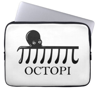 Funda Para Portátil Octopi - Graciosa Matemática del pulpo Pi